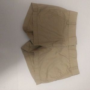 Womens J Crew Khaki Shorts size 0.